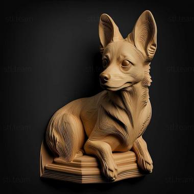 3D model Small Belgian Dogs dog (STL)